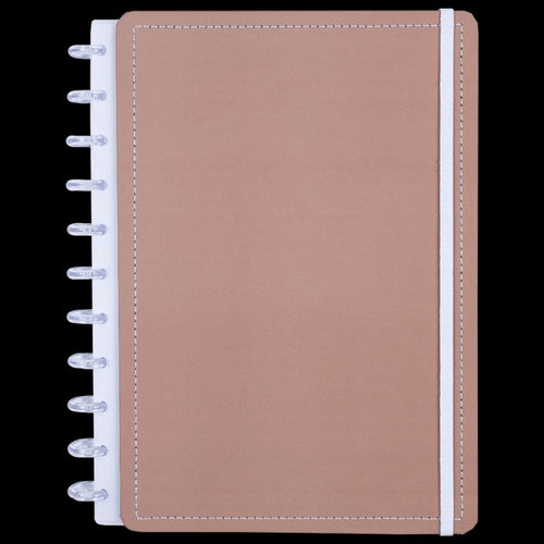 Caderno Mocha Médio M Capa Dura Disco Reposicionável
